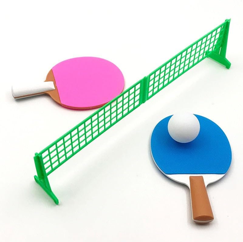 Daiso Ping Pong Set | Complete Table Tennis Paddle and Ball Set | Fun Indoor & Outdoor Sports Game for All Ages - Image 1